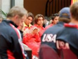 Rafa Nadal contra Sam Querrey en la Plaza de Toros de las Ventas