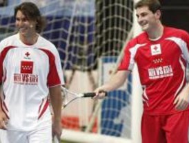Espectáculo deportivo solidario de Iker, Nadal y amigos