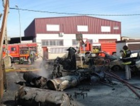 Herido grave tras un incendio en Leganés