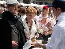 'Cocido solidario' en la Plaza Mayor