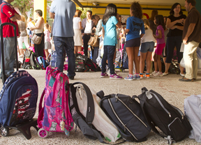 Primer día de colegio en Las Rozas