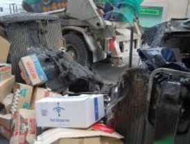 Casi 1.400 contenedores fueron quemados en 2008