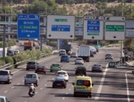 Una incidencia ocupa un carril de la M-30