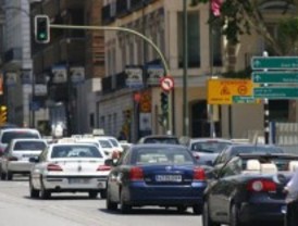 Tráfico denso en las principales vías