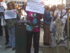 Los trabajadores denuncian las 'malas condiciones' de los Juzgados de Princesa