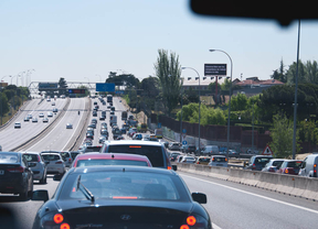 Las carreteras madrileñas registran un total de 24 kilómetros de retenciones