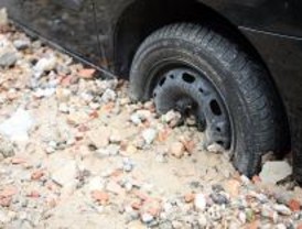 Abierto el acceso a Coslada a través de la vía donde se produjo el socavón