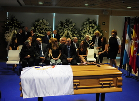 La afición despide a la 'saeta rubia'