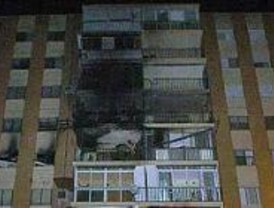 Paralizadas las obras del edificio incendiado en Alcalá de Henares