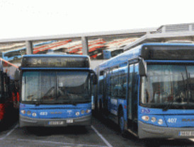 Los transportes disminuyen sus servicios en agosto