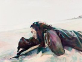 Carmen Conesa expone sus óleos en Casa de Vacas