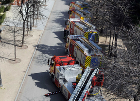 Coches de bomberos del Ayuntamiento de Madrid.
