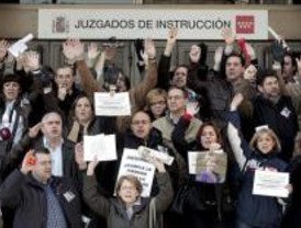 Los delegados sindicales de Justicia inician un encierro en la Consejería
