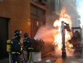 Un herido leve en una explosión de gas en Carabanchel
