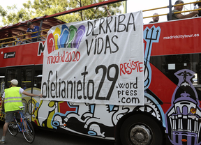 Concentración en Cibeles contra el derribo de Ofelia Nieto