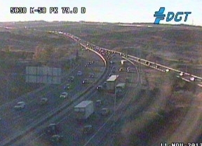 Lunes accidentado en el tráfico