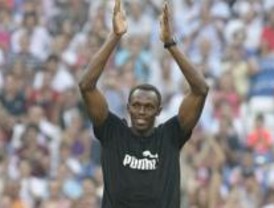 Usain Bolt en el Bernabéu: 'Correré en Madrid pronto'