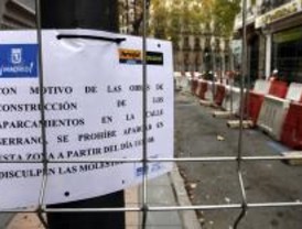 Los comerciantes apoyan las obras de reforma de la calle de Serrano