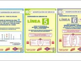 Dos líneas del metro siguen en obras en septiembre