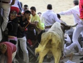 31 heridos en el cuarto encierro de 'Sanse'