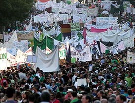 La escuela pública se reivindica en la calle