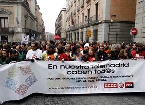Los ex trabajadores de Telemadrid piden "una televisión pública para todos" un año después del ERE