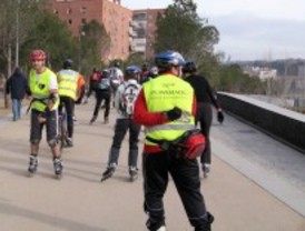 Ruta turística por Madrid Río sobre patines