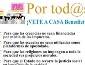 Una campaña contra el 'derroche' por la visita del Papa