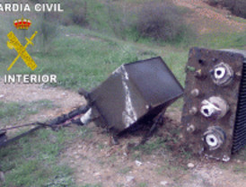 Roban 400 kilogramos de cable de cobre