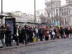 Quinta jornada de huelga de autobuses