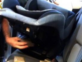 Hallan 810 kilos de hachís escondidos en un coche que sufrió un accidente