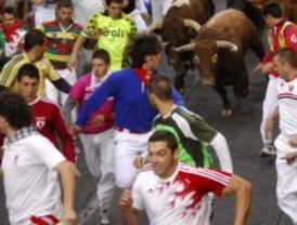 Siete heridos leves en los encierros de 'Sanse'