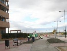 Se inician los trabajos de ajardinamiento en el nuevo barrio de Parla Este