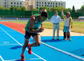 Reapertura de la pista de atletismo.