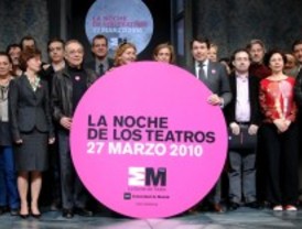 Un centenar de salas de toda la Comunidad participarán en la Noche de los Teatros