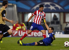 Un doblete de Diego Costa acerca al Atleti a octavos