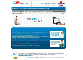 La libre elección de especialista médico ya puede hacerse por Internet