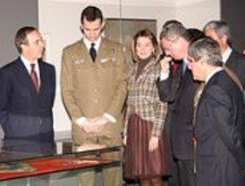 Los Príncipes inauguran una muestra sobre la Guerra de la Independencia
