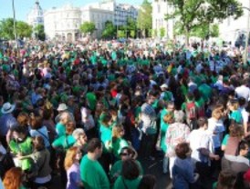 La 'marea verde' vuelve a inundar el centro