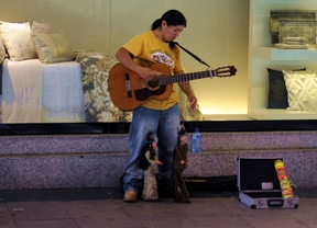 Los músicos callejeros tendrán que pasar una prueba para tocar en Centro