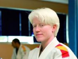La judoka roceña, Marta Arce, en los Juegos Paralímpicos de Pekín