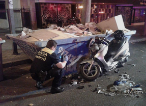 Fallece tras colisionar su moto con un taxi en Príncipe de Vergara