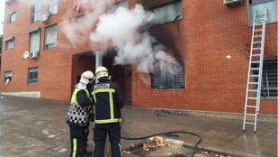 Incendio en San Fernando de Henares