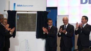 Francisco González inaugura la Torre BBVA Bancomer en Ciudad de México