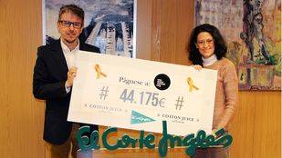 El Corte Inglés dona 44.000 euros a Uno Entre Cien Mil para ayudar a los niños con leucemia