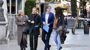 Rajoy junto a Cifuentes y Carmena en el acto oficial del 11-M