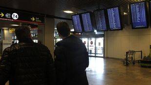 Barajas cancela siete vuelos programados a Bruselas