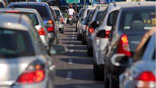 Atascos en las entradas a Madrid en la última jornada de la Operación Retorno