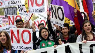 Nueva jornada de huelga y manifestaciones contra la LOMCE