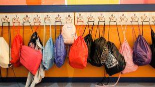 Mochilas de alumnos de educación infantil (archivo)